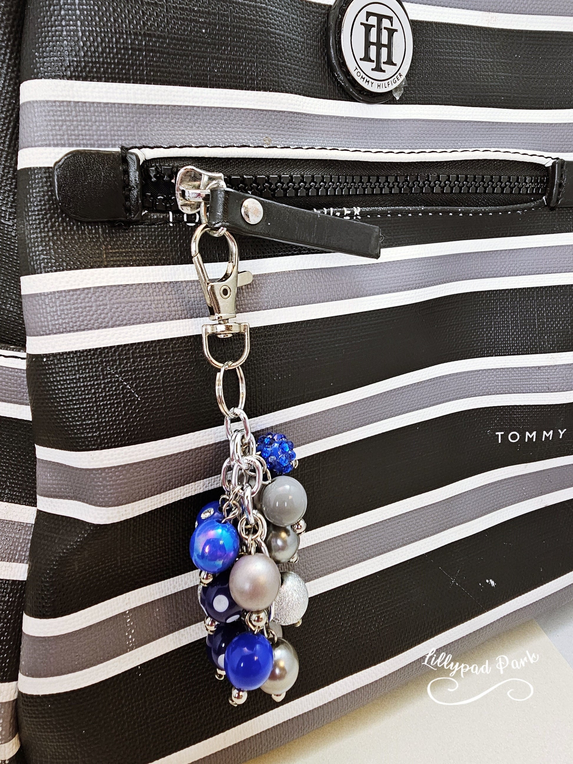 Blue Moonlight Mini Purse Charm