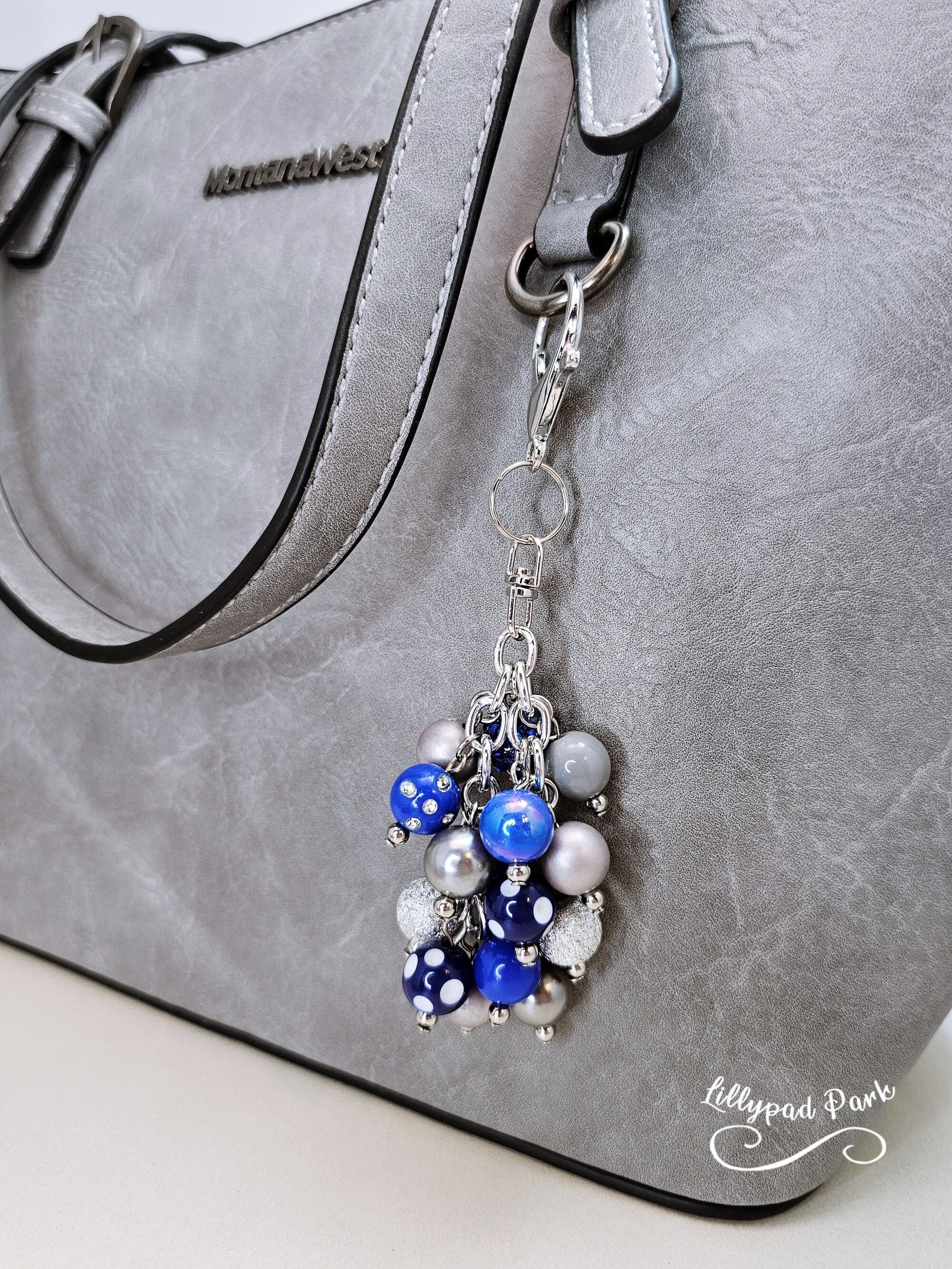 Blue Moonlight Mini Purse Charm