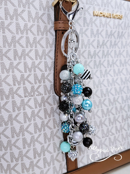 Midnight Teal Purse charm