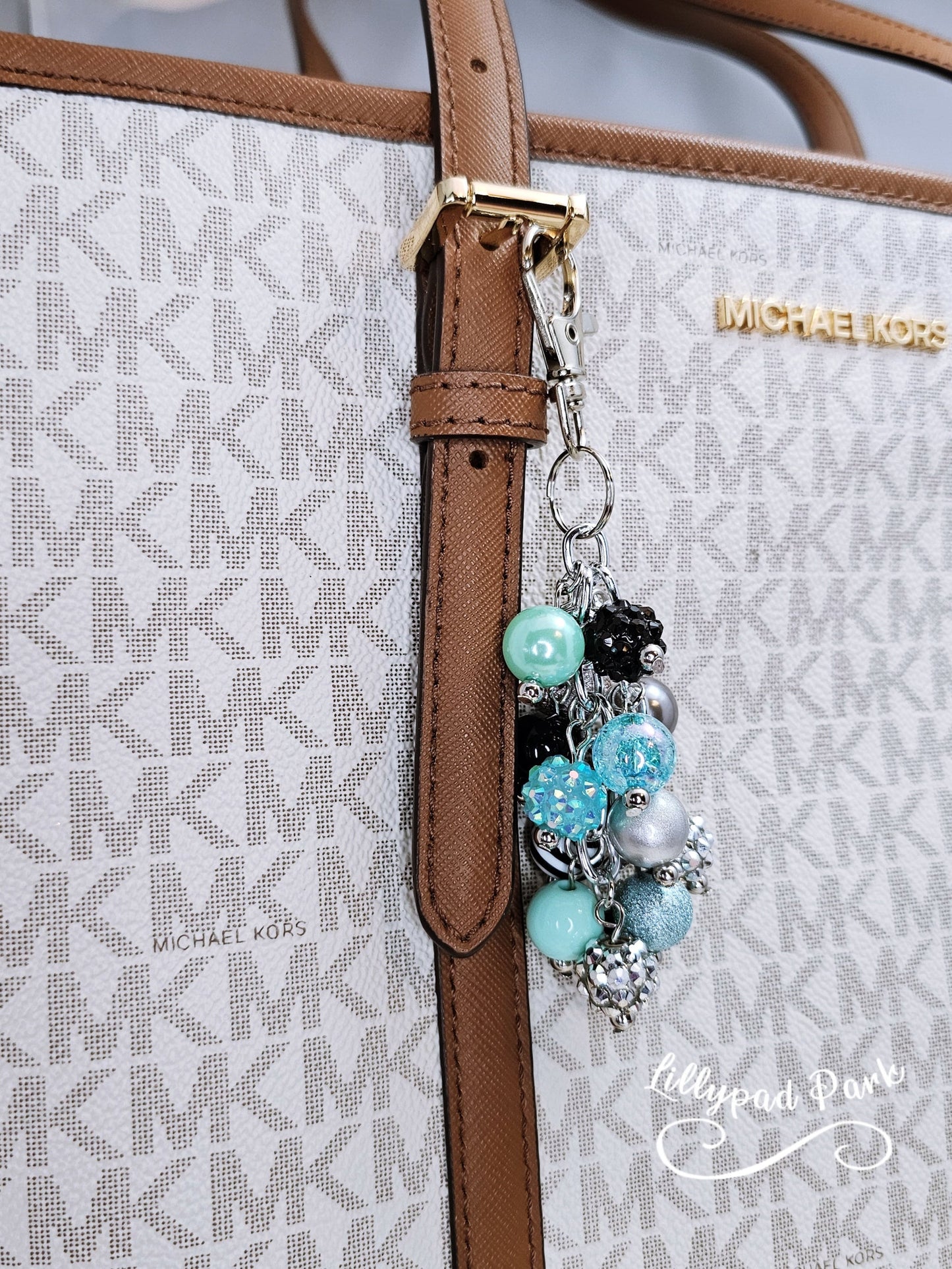 Midnight Teal Mini Purse charm