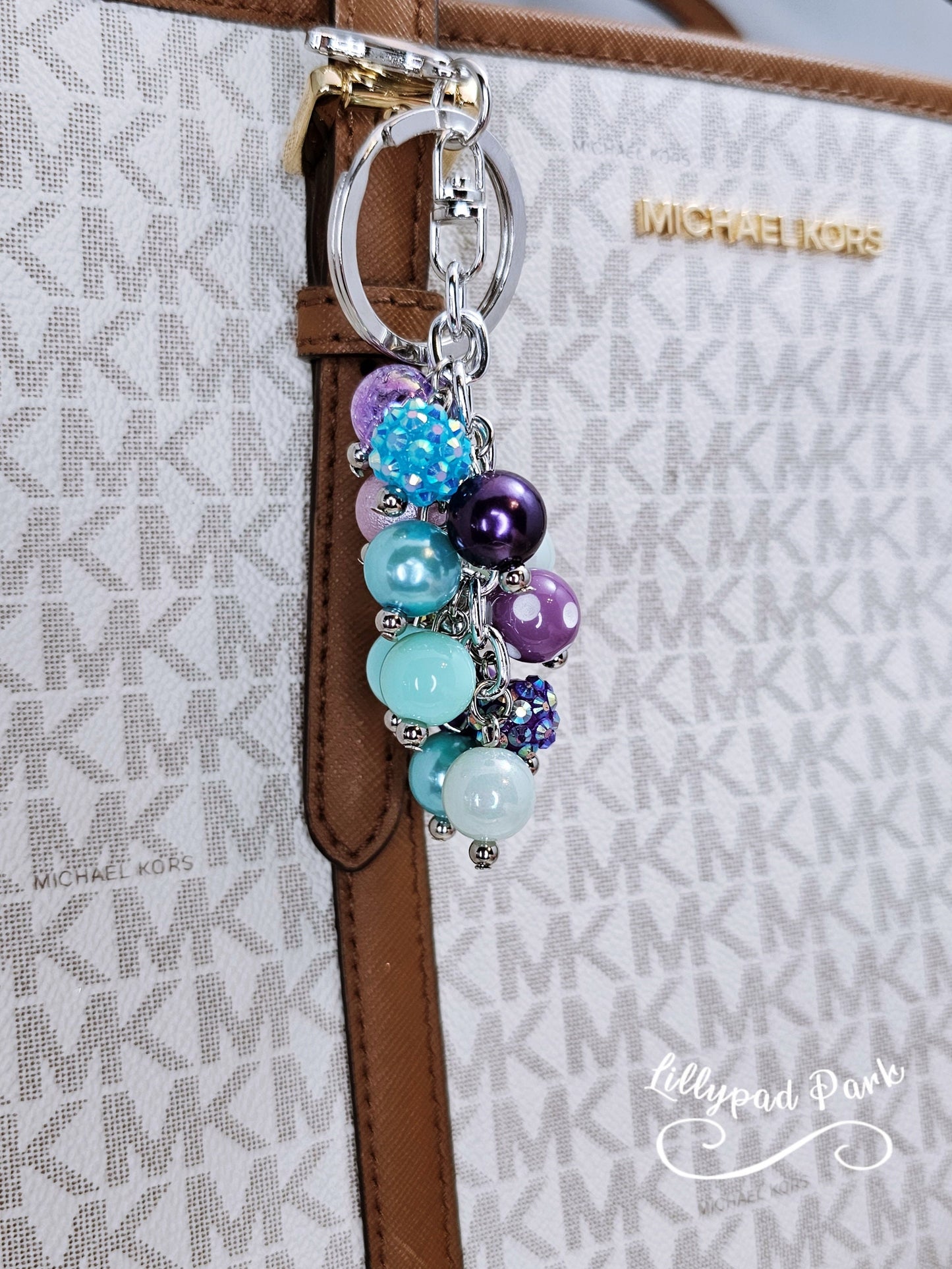 Mermaid Purse Charm, Purple