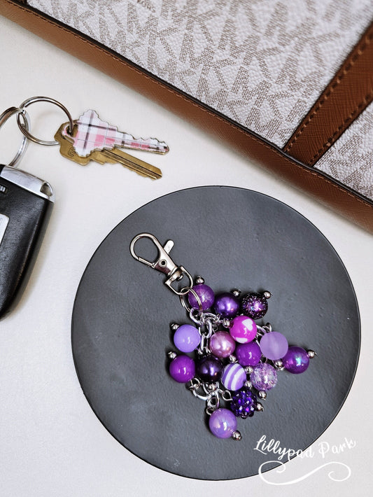 Royal Purple Mini Purse Charm