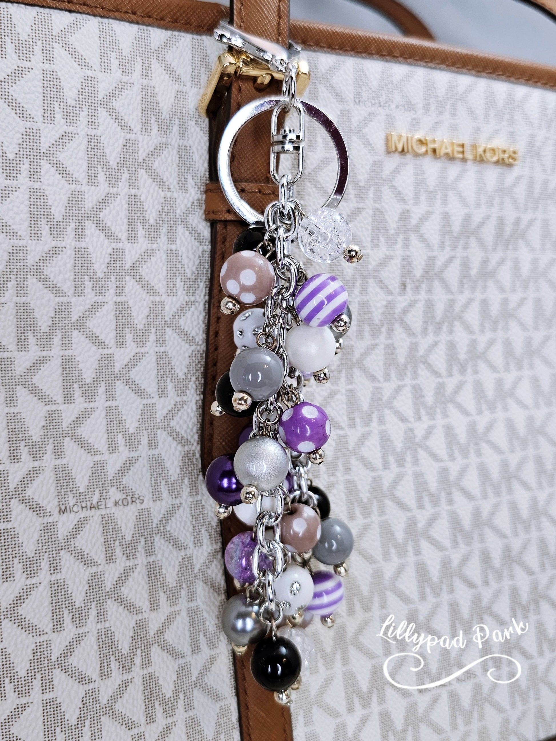 Purple Noir Purse Charm