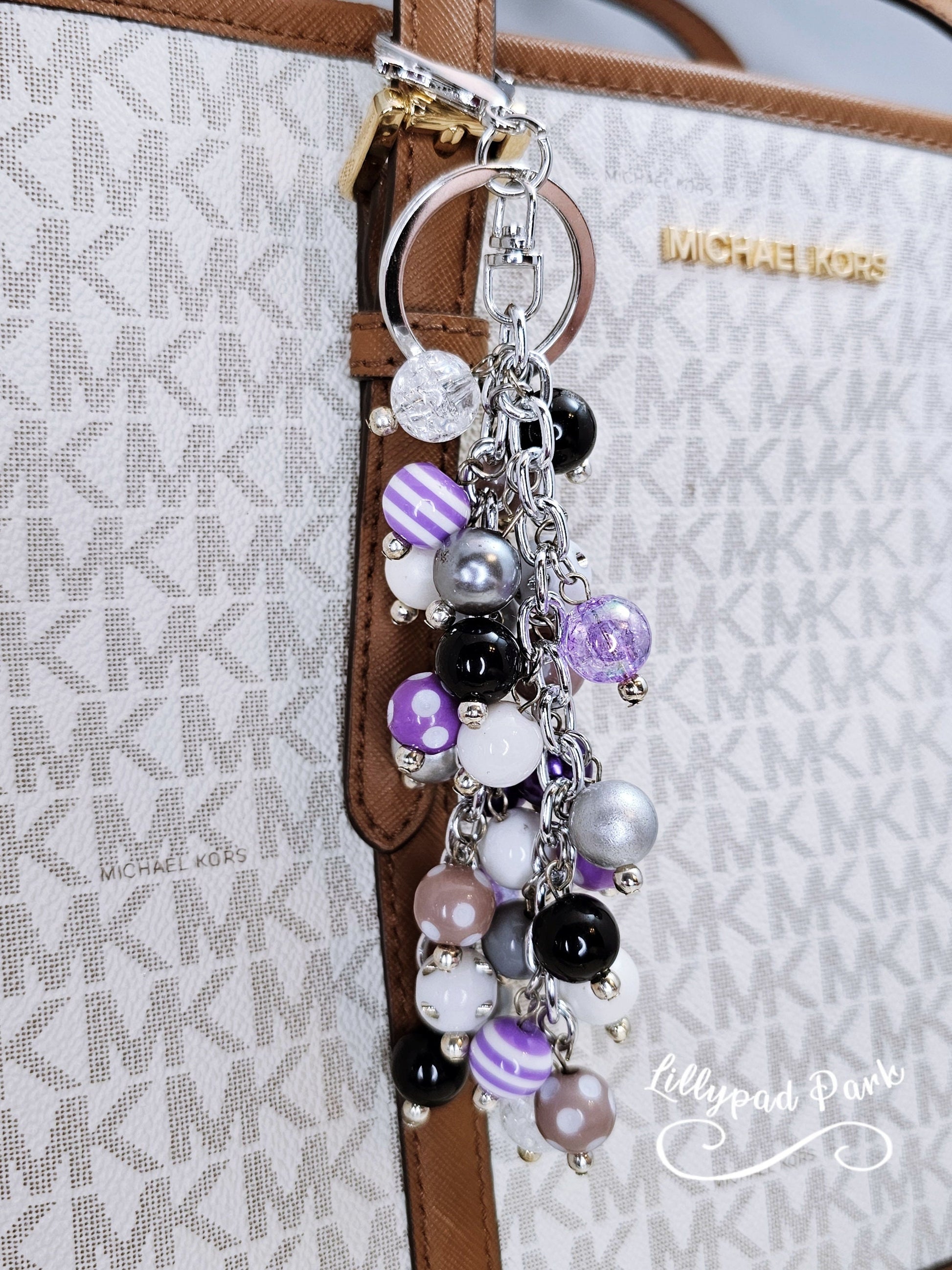Purple Noir Purse Charm