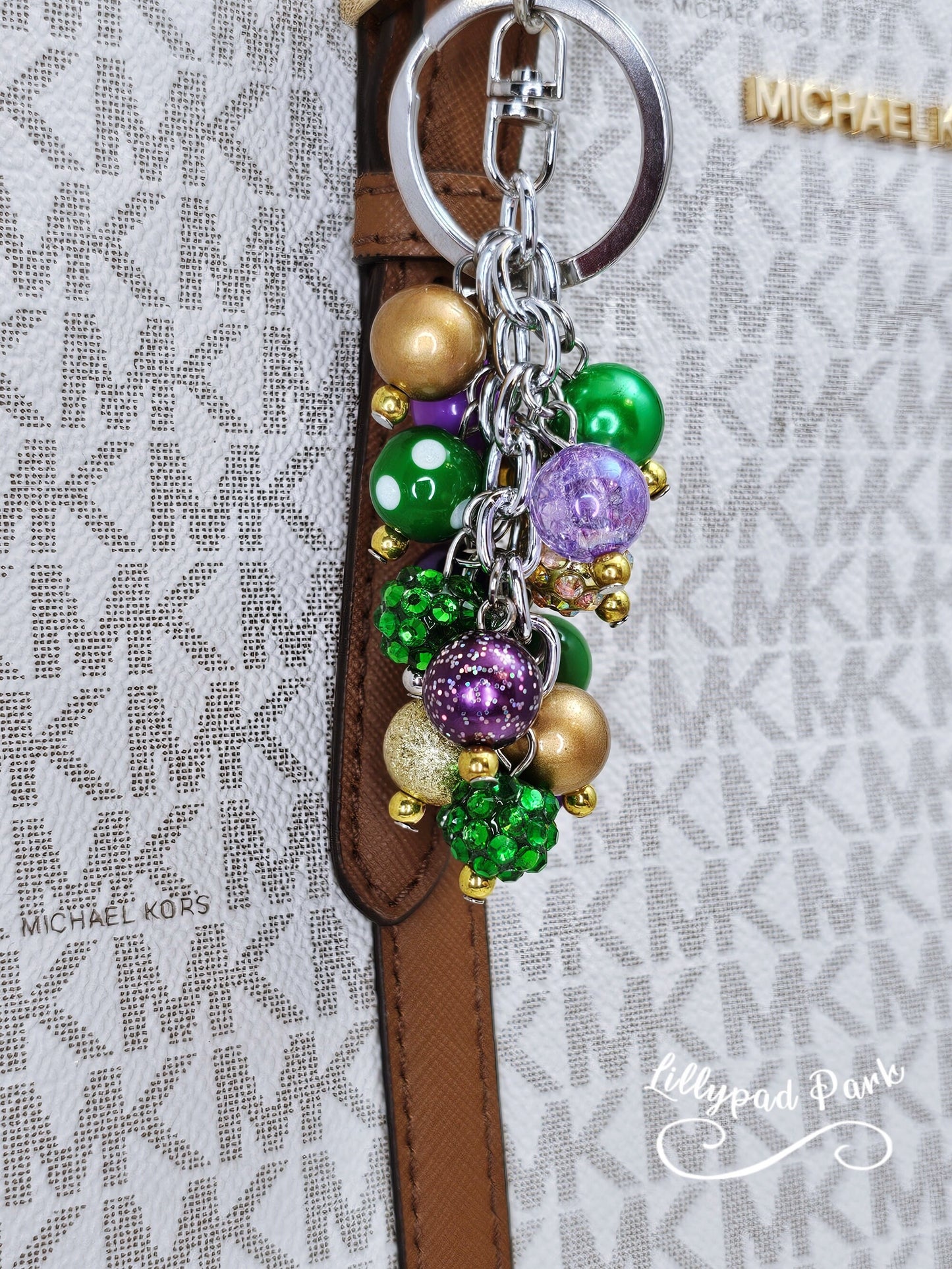 Mardi Gras Mini Purse charm