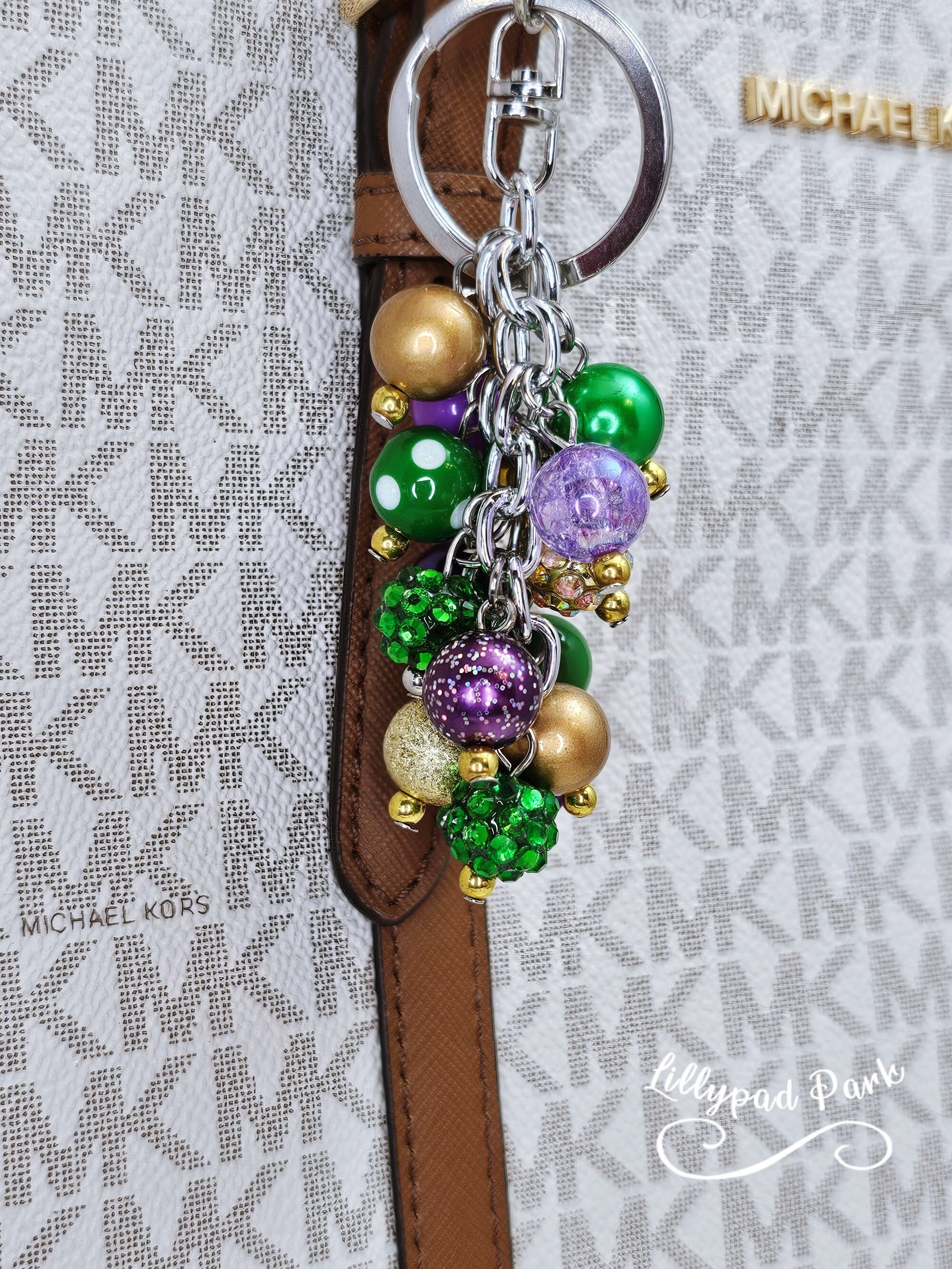 Mardi Gras Mini Purse charm