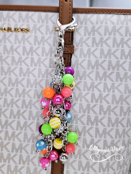 Bright Rainbow Purse charm