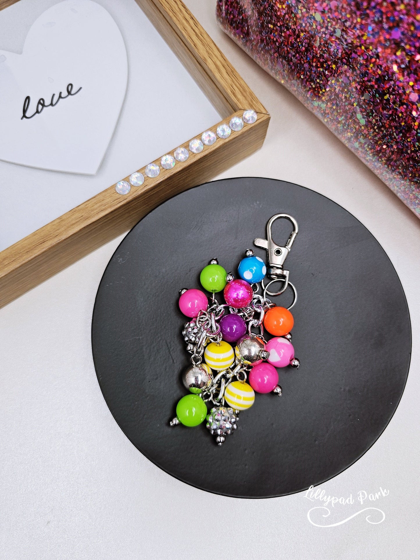 Bright Rainbow Mini Purse charm