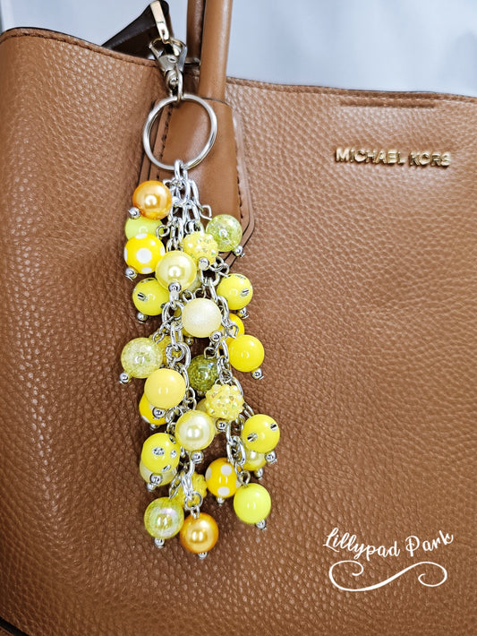Sunshine Yellow Purse Charm