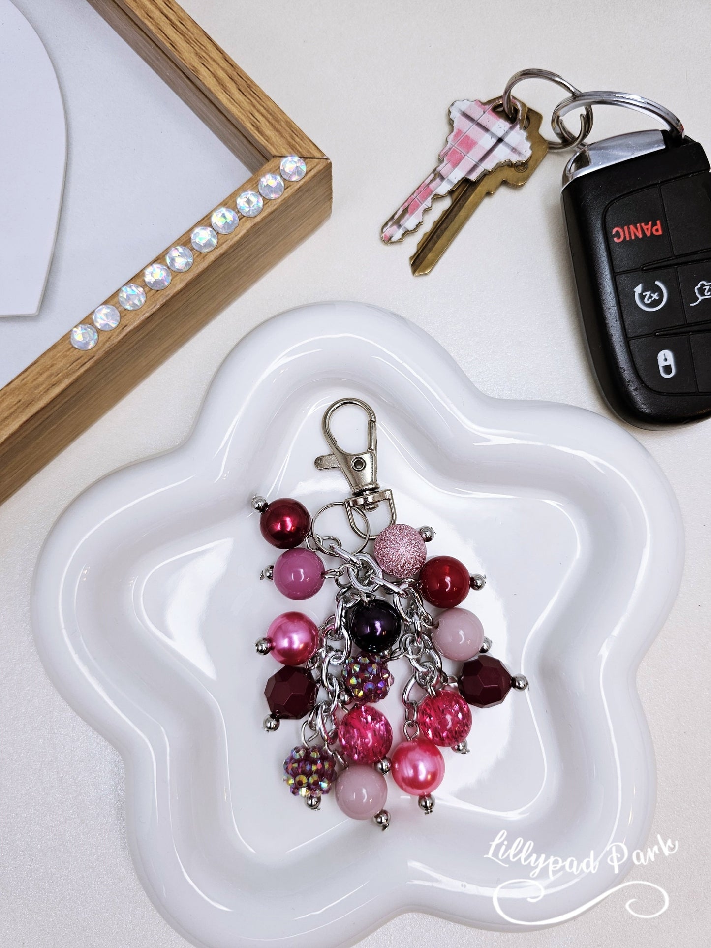 Mystic Maroon Mini Purse Charm