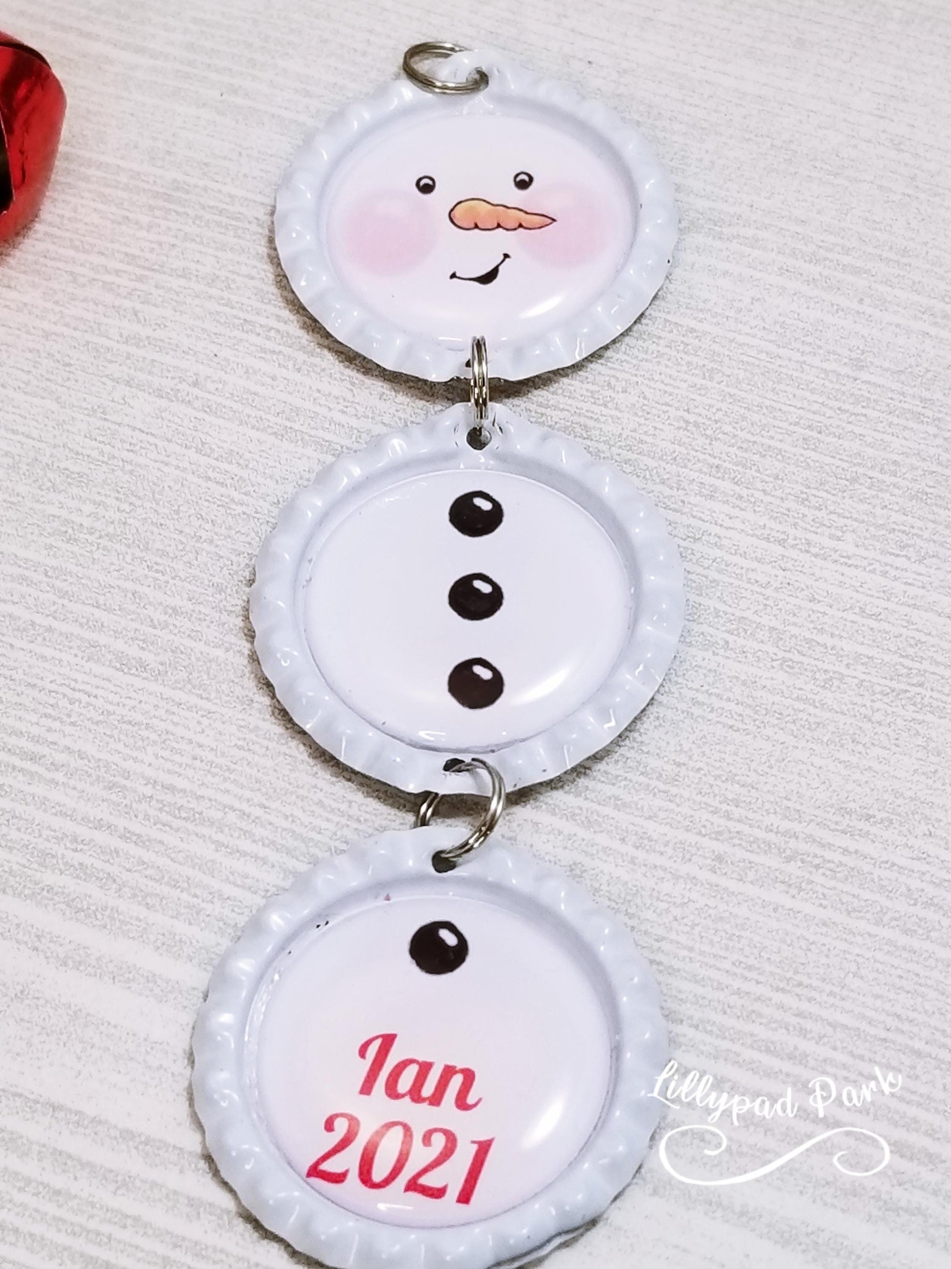 Snowman Personalized Ornaments, Christmas gift Xmas Snowmen, Snowmen Decorations, 2024 Ornament